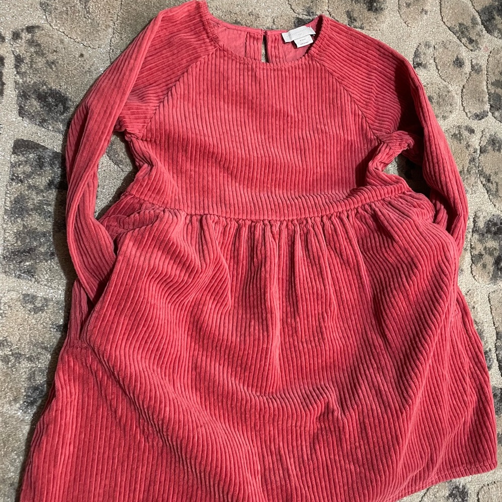 Stella McCartney Kids Red Corduroy Dress